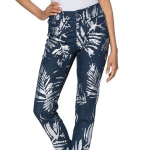 Foil Print Jeans by Denim 24/7 Plus Size